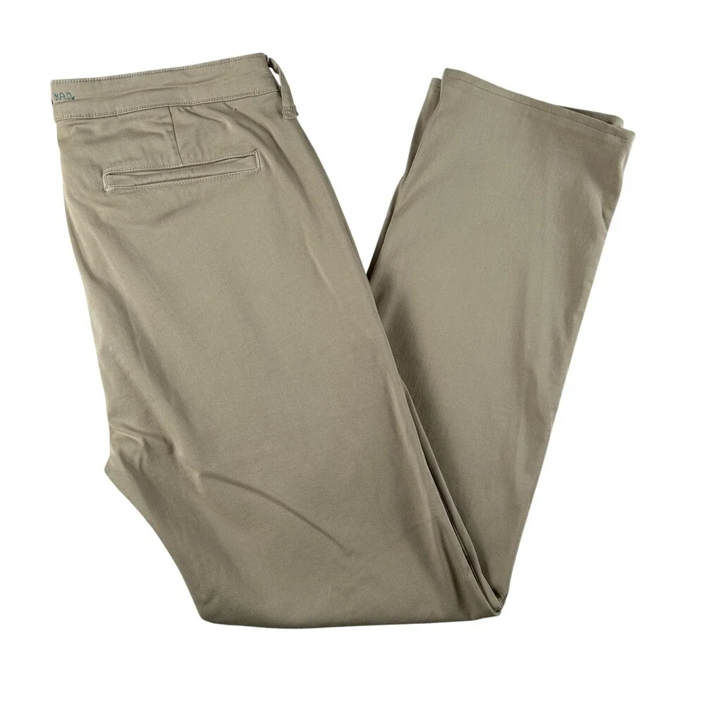 Edwin Pants Mens 34x30 Beige Otis Chino Stretch Canvas Khakis Flat Front USA